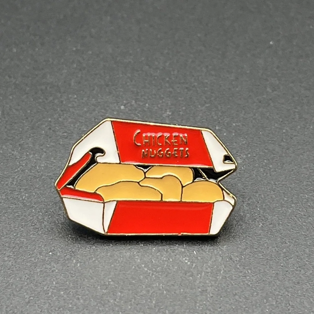 Chicken Nuggets Fast Food Lapel Hat Pin